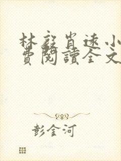 林毅肖远小说免费阅读全文最新章节封面