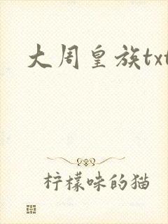大周皇族txt