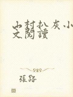 山村扒灰小说全文阅读封面