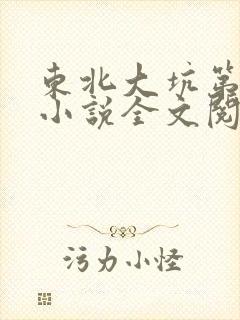 东北大坑第二部小说全文阅读