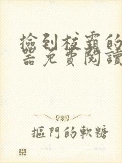 捡到校霸的遥控器免费阅读封面