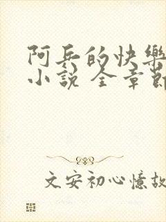 阿兵的快乐生活小说 全章节阅读免费