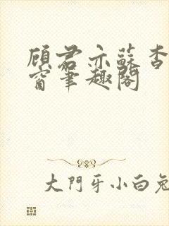 顾君亦苏杳无弹窗笔趣阁封面