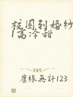 校园到婚纱1V1高冷甜