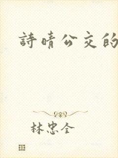 诗晴公交的小说