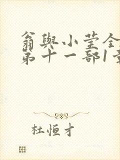 翁与小莹全目录第十一部1章