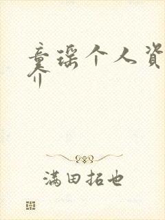 童瑶个人资料简介