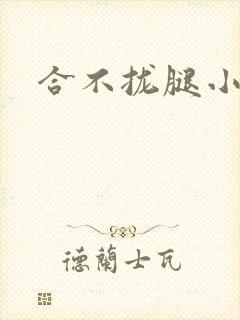 合不拢腿小说封面