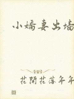 小娇妻出墙记