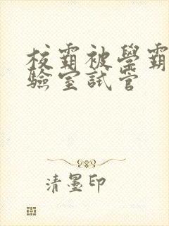 校霸被学霸压实验室试管