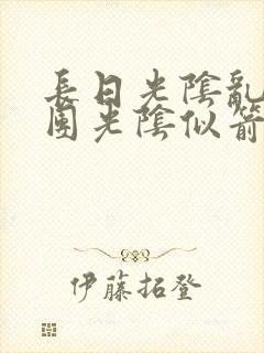 长日光阴乱作一团光阴似箭时渺封面