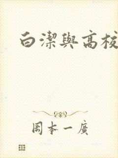 白洁与高校长封面