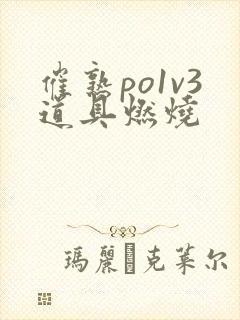 催熟po1v3道具燃烧封面