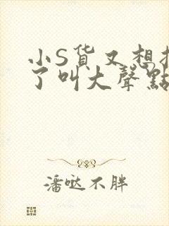 小S货又想挨C了叫大声点小