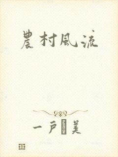 农村风流封面