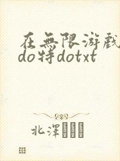 在无限游戏大里do特dotxt