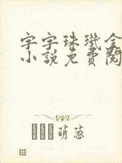 字字珠玑金银花小说免费阅读