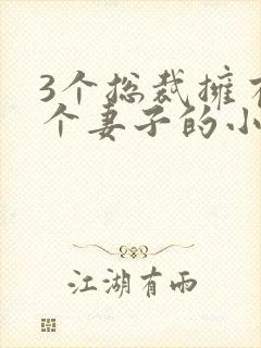 3个总裁拥有一个妻子的小说