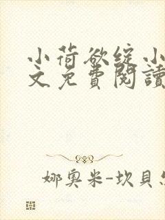 小荷欲绽小说全文免费阅读笔趣阁