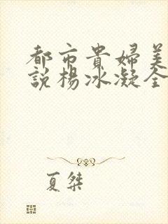 都市贵妇美腿小说杨冰凝全文阅读