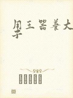 用玉器养大的皇子