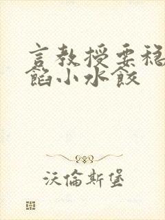 言教授要稳住肉馅小水饺封面