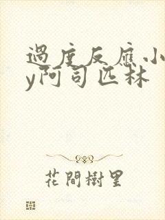 过度反应小说by阿司匹林封面