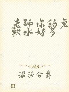老师你的兔子好软水好多