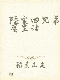 陆家四兄弟的甜蜜生活
