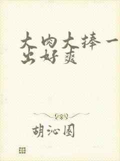 大肉大捧一进一出好爽封面