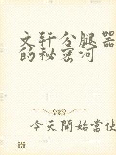 文轩分腿器河马的秘密河封面