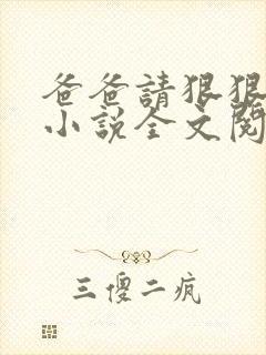 爸爸请狠狠爱我小说全文阅读笔趣阁