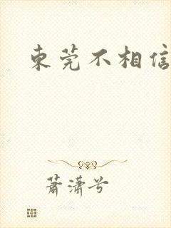 东莞不相信眼泪