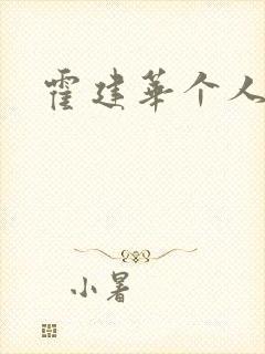 霍建华个人简历