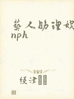 艺人助理娱乐圈nph封面