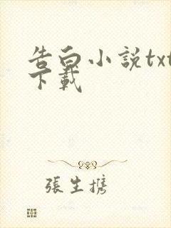 告白小说txt下载