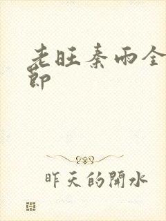 老旺秦雨全部章节