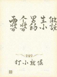 两个男生做酿酿酱酱的小说