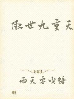 傲世九重天小说