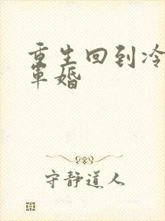 重生回到冷战前军婚封面