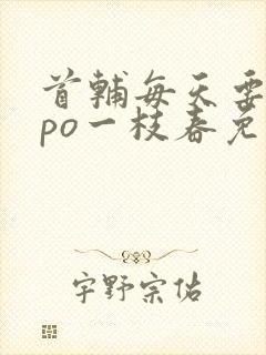 首辅每天要不够po一枝春免费阅读