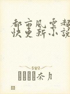 都市风云超前超快更新小说