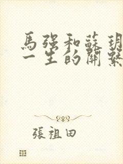 马强和苏玥幸福一生的关系封面