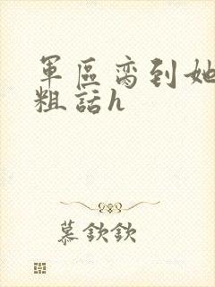 军区脔到她哭h粗话h