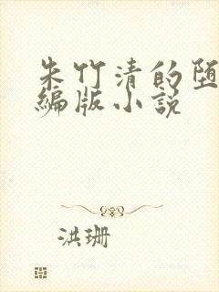 朱竹清的堕落改编版小说封面