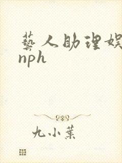 艺人助理娱乐圈nph