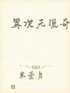 异次元猎奇空间封面