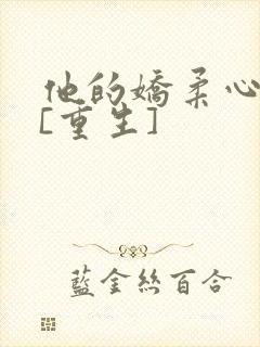 他的娇柔心尖宠[重生]