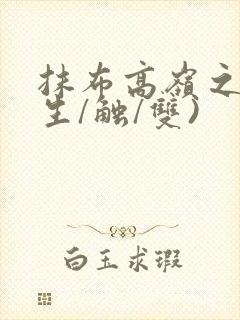 抹布高岭之花(生/触/双)