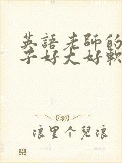 英语老师的小兔子好大好软水